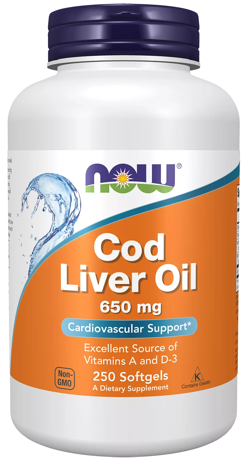 Cod Liver Oil 650 mg Softgels