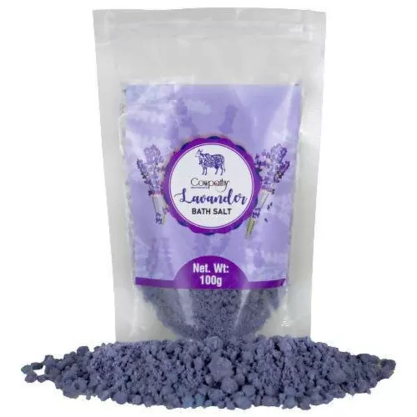 Cowpathy Lavander Bath Salt - 100 Gm