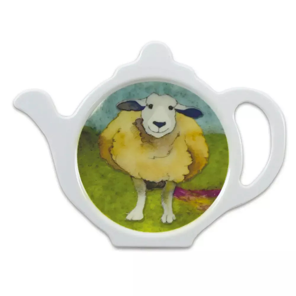 Cute Sheep Teabag Tidy by Emma Ball