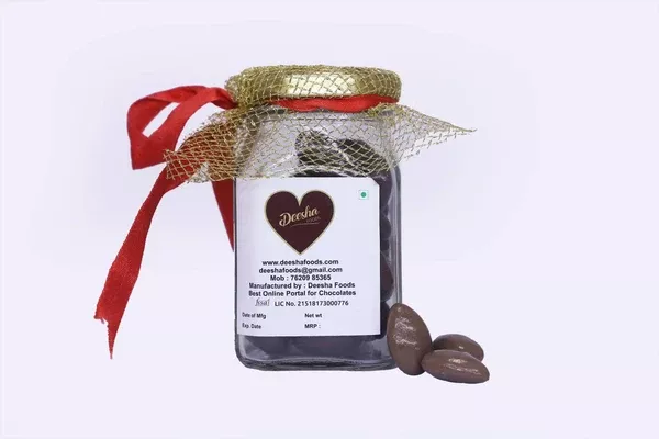 Deesha Foods Chocolates Coated Almonds