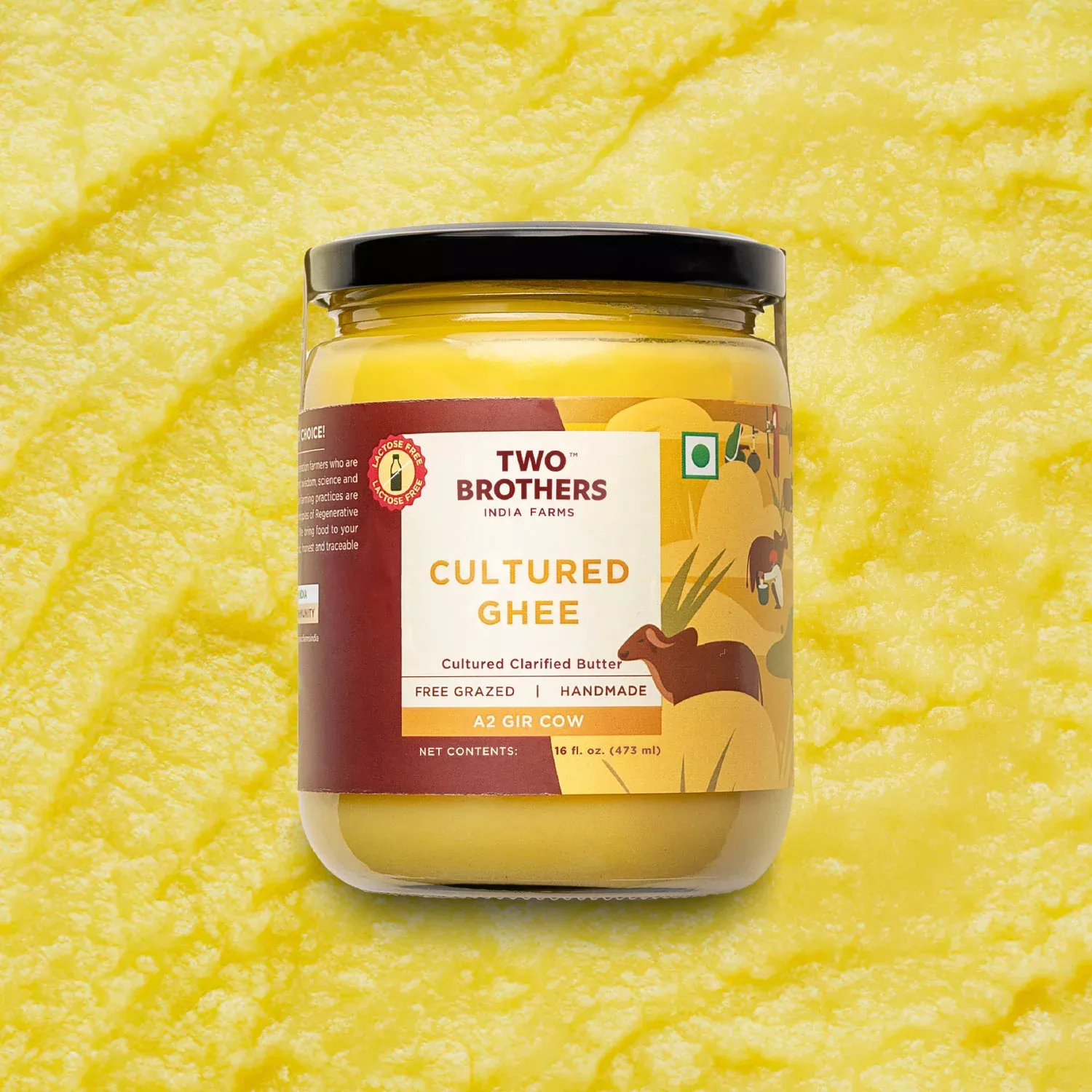 Desi Gir Cow Cultured Ghee