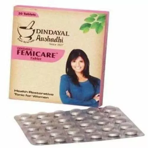 Dindayal Ayurveda Femicare Tablets - 30 tab