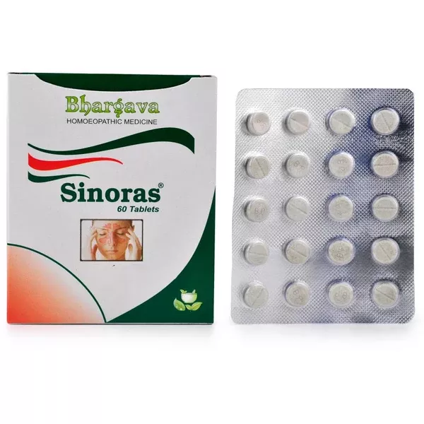 Dr. Bhargava Homeopathy Sinoras Tablets - 60 Tabs