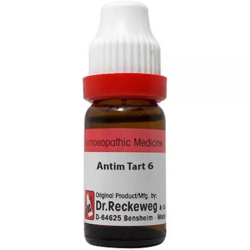 Dr. Reckeweg Antimonium Tart Dilution - 6 CH - 11 ml - Pack of 1