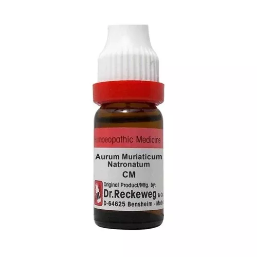 Dr. Reckeweg Aurum Muriaticum Natronatum Dilution - 6 CH - 11 ml