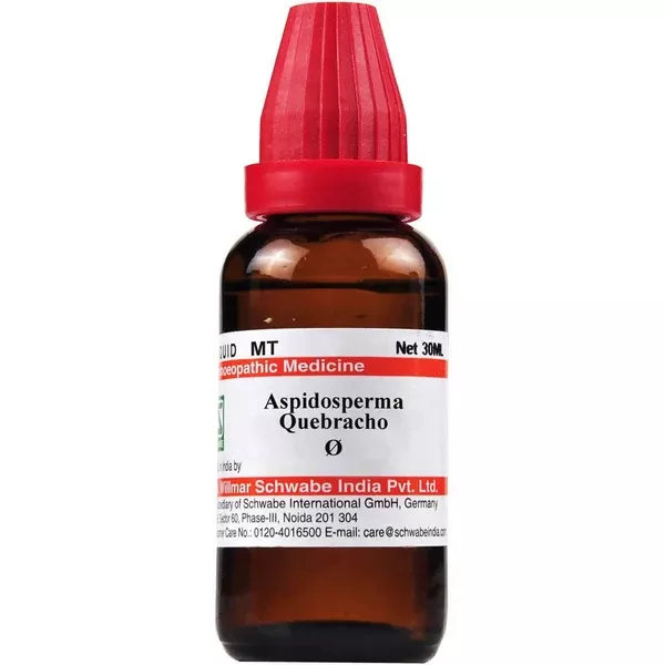 Dr. Willmar Schwabe India Aspidosperma Quebracho Mother Tincture - 30 ml