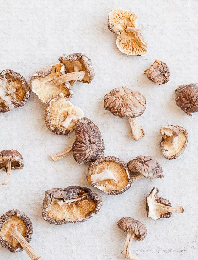Dried Organic Shiitake Mushrooms