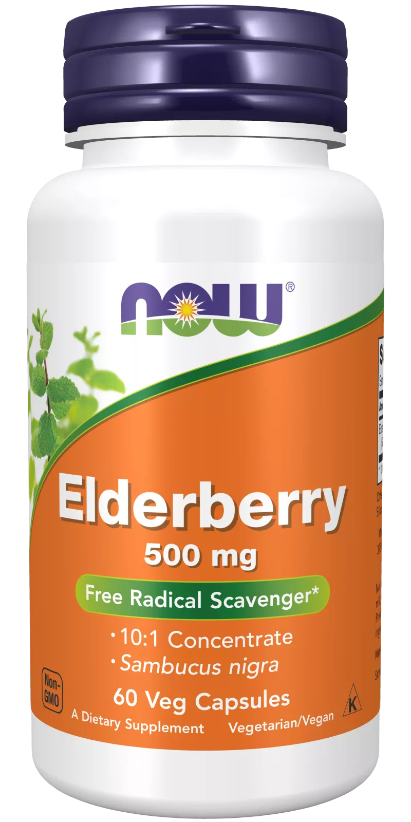 Elderberry 500 mg Veg Capsules