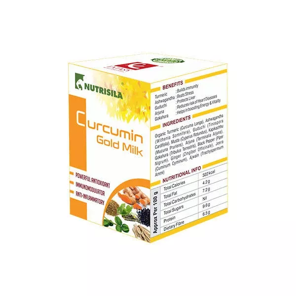 Extasy Nutrisila Curcumin Powder - 100 Gm