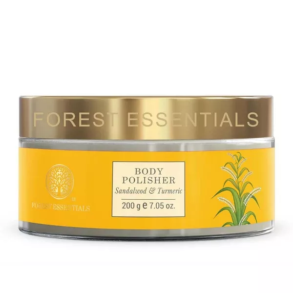 Forest Essentials Body Polisher Sandalwood & Turmeric - 200 gm