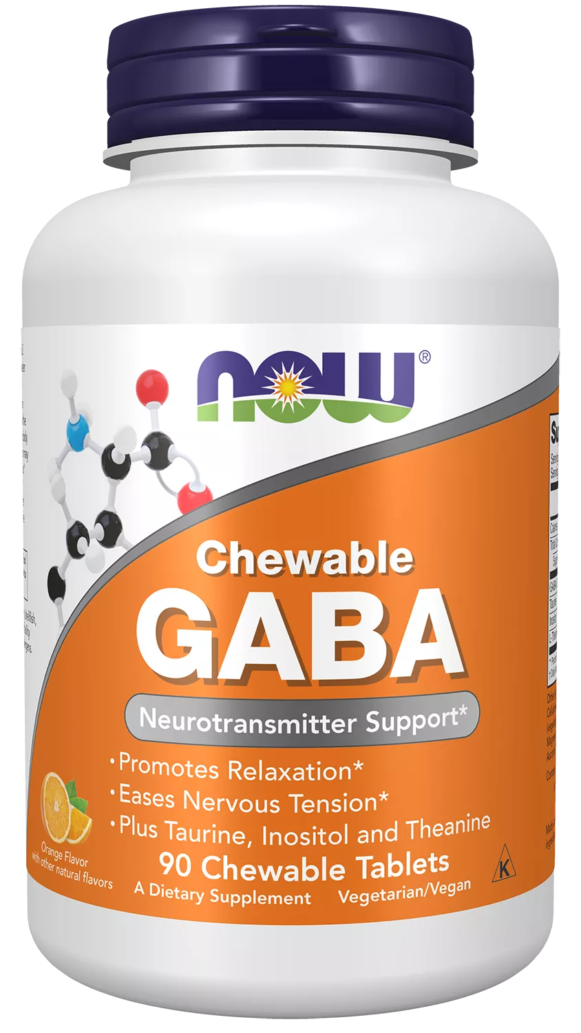 GABA Orange Flavor Chewable Tablets