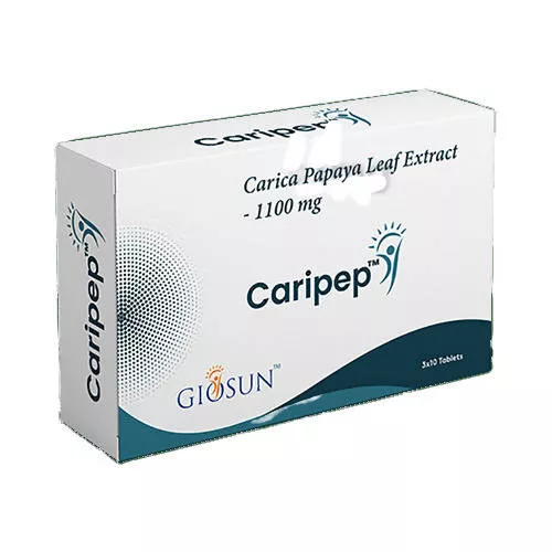 Giosun Caripep Carica Papaya Leaf Extract Tablets - 30 Tablets