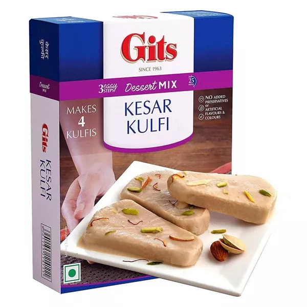 Gits Kesar Kulfi Dessert Mix - 100 Gm