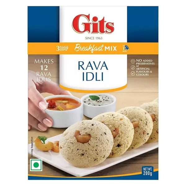 Gits Rava Idli Breakfast Mix - 200 Gm