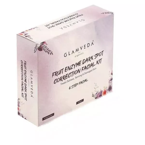 Glamveda Aha Fruit Enzyme Dark Spot Correction Facial Kit - Kit