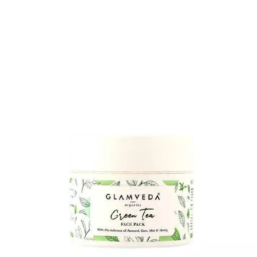 Glamveda Green Tea Recharge & Renew Face Pack - 250 gm
