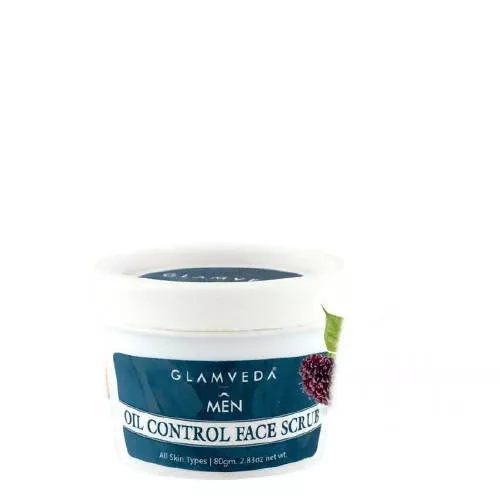 Glamveda Men Oil Control Face Scrub - 100 gm