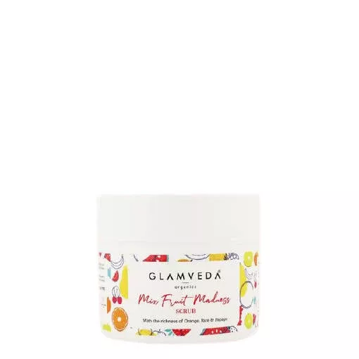 Glamveda Mix Fruit Scrub - 250 gm