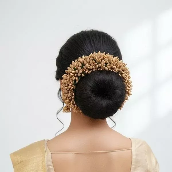 Gold Pollens Bridal Gajra