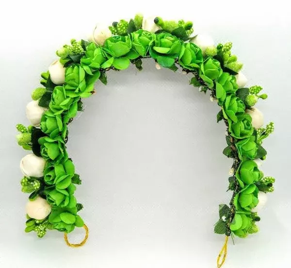 Green Flower Gajra