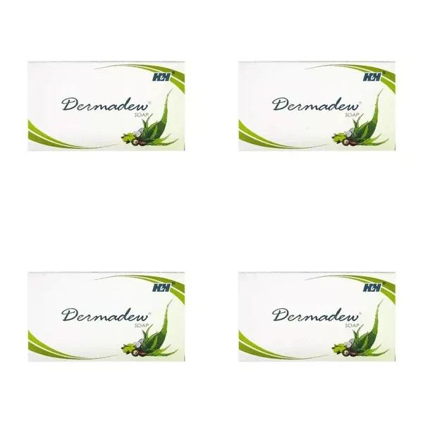 H&H Dermadew Soap - Pack of 4 - 75 gm