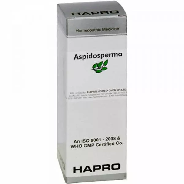 Hapro Aspidosperma Mother Tincture Q - 30 ml