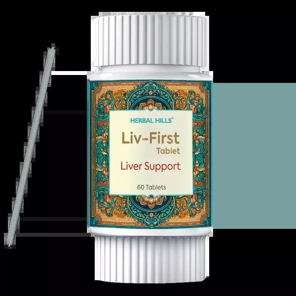 Herbal Hills Liv - First Liver Support Tablets - 60 Tablets