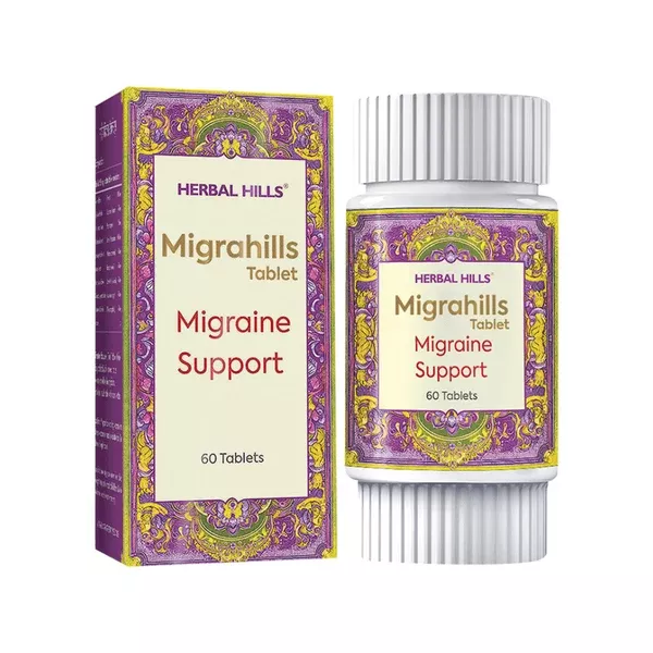 Herbal Hills Migrahills Migraine Support Tablets - 60 tabs