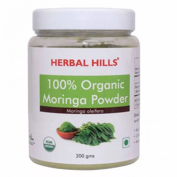 Herbal Hills Organic Moringa Powder - 200 gm