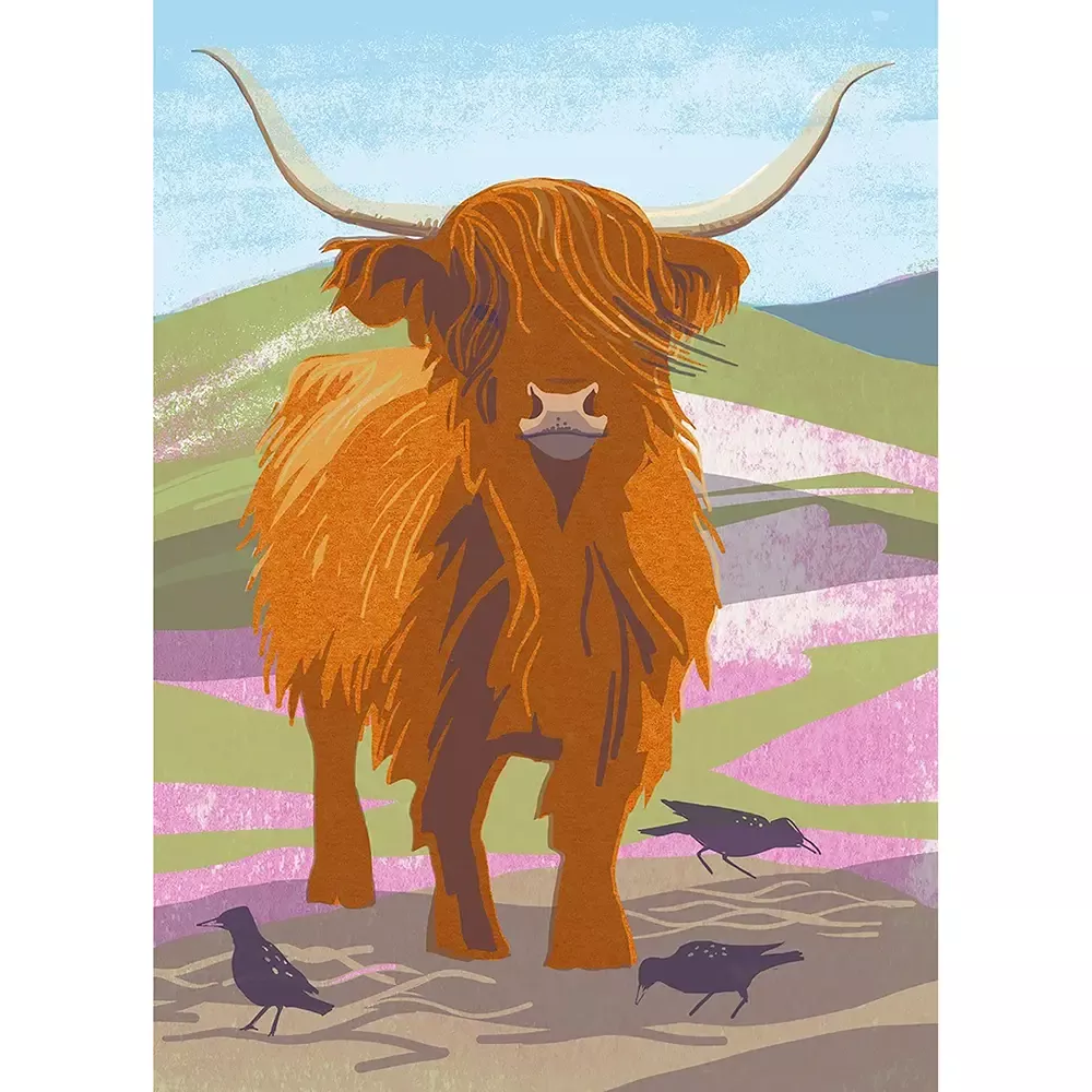 Highland Cow Journal - 176 lined pages
