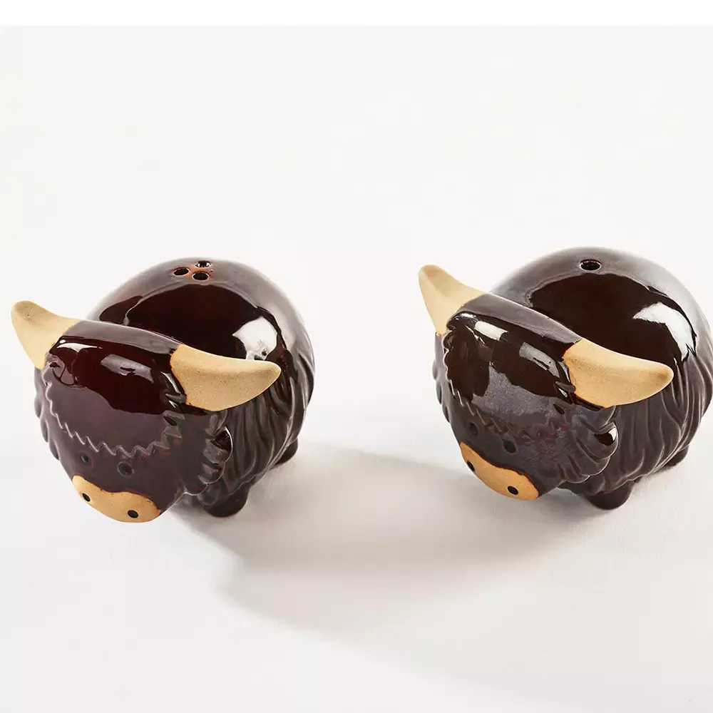 Highland Cow Salt & Pepper