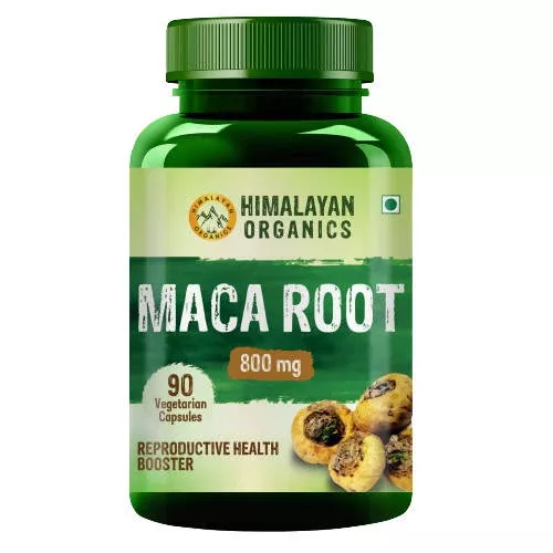 Himalayan Organics Maca Root 800 mg Vegetarian Capsules - 90 Capsules