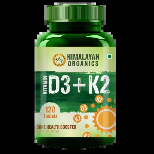 Himalayan Organics Plant Based D3 + K2 Capsules - 120 caps