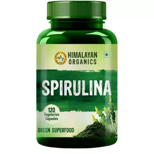 Himalayan Organics Spirulina Vegetarian Capsules - 120 caps