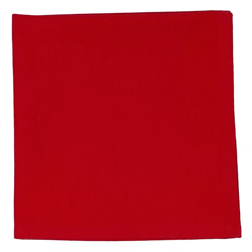 Holly Berry Slub 20x20 Cotton Napkin