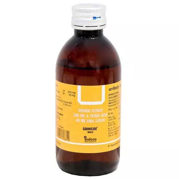 Indoco Remedies Carmicide Adults Syrup - 100 ml