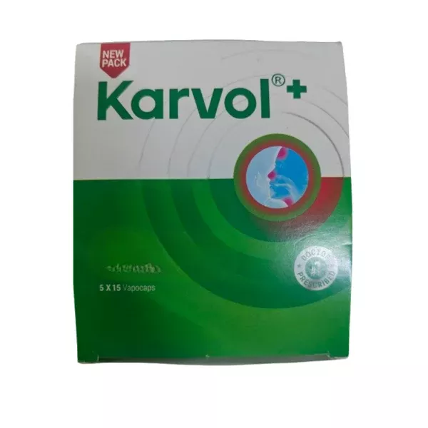 Indoco Remedies Karvol Plus Capsule - 10 Caps - Pack of 5