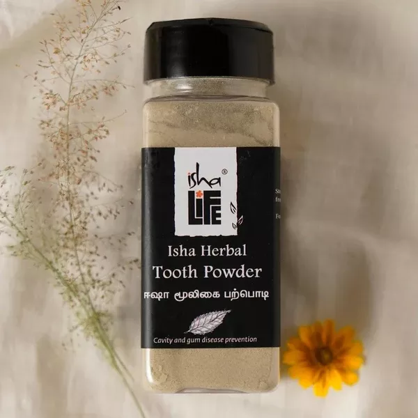 Isha Life Herbal Tooth Powder - 60 gm