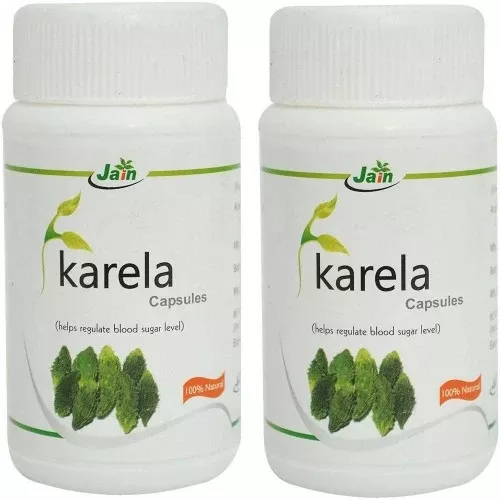 Jain Karela Capsules - Pack of 2