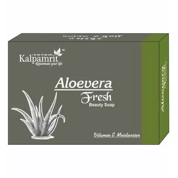 Kalpamrit Ayurveda Aloevera Soap - 75 gm