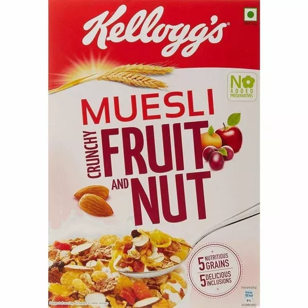 Kellogg's Muesli Crunchy Fruit And Nut - 500 gm