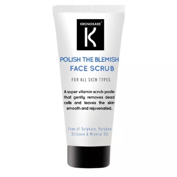 Kronokare Polish The Blemis Face Scrub - 70 gm