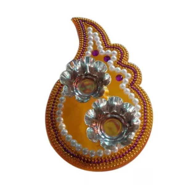 Kundan HandiKrafts Haldi Kumkum Holder