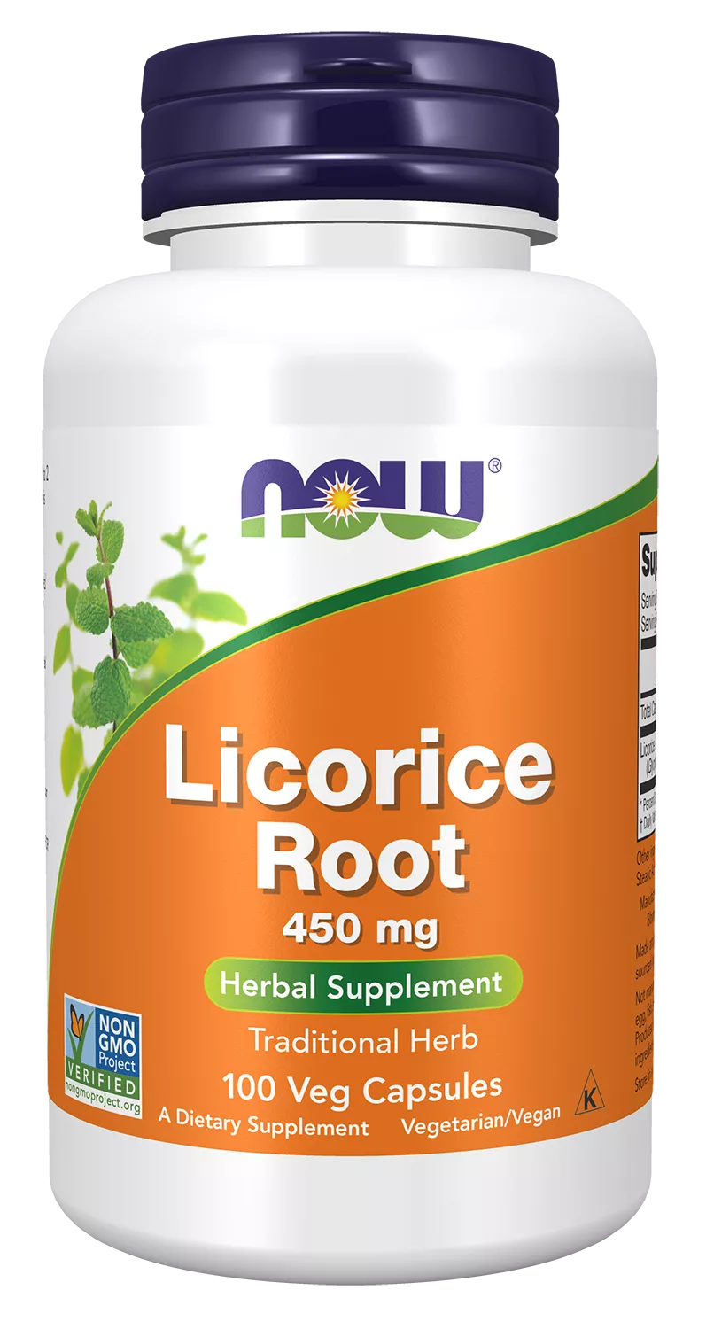Licorice Root 450 mg Veg Capsules