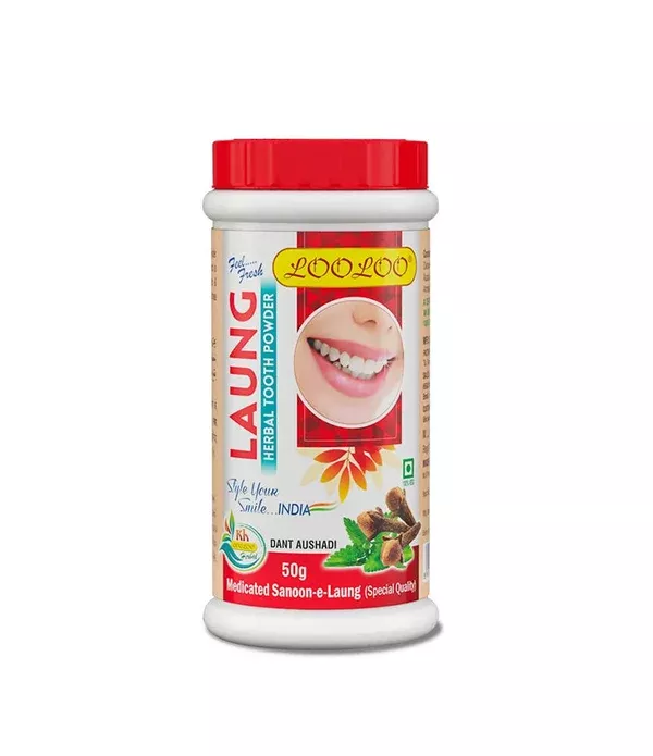 Looloo Laung Herbal Tooth Powder - 50 Gm