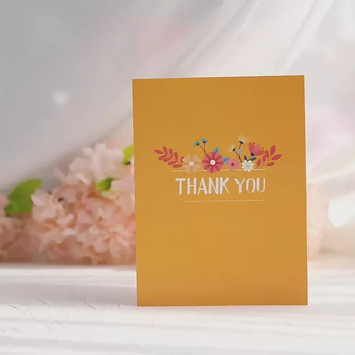 Lowrey Thank You 3D Pop-Up Greeting Card