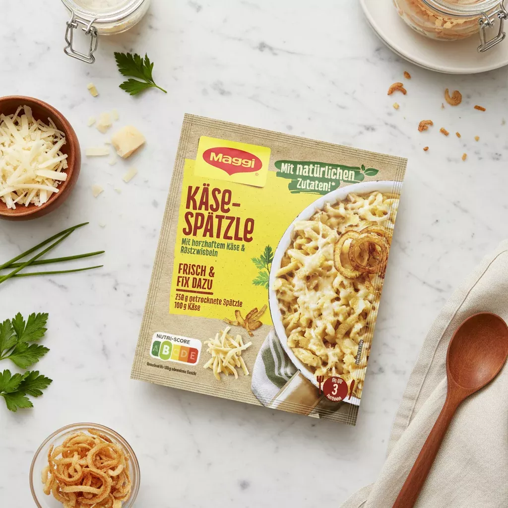 Maggi Käse (Cheese) Spaetzle