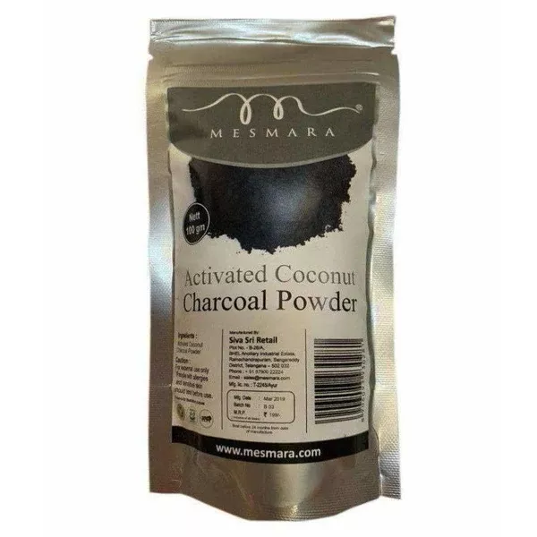 Mesmara Activated Coconut Charcoal Powder 100 gms