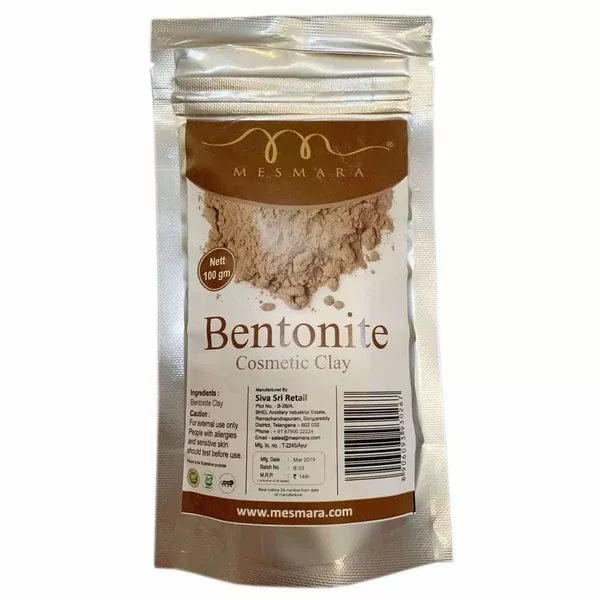Mesmara Bentonite Cosmetic Clay - 100 gm