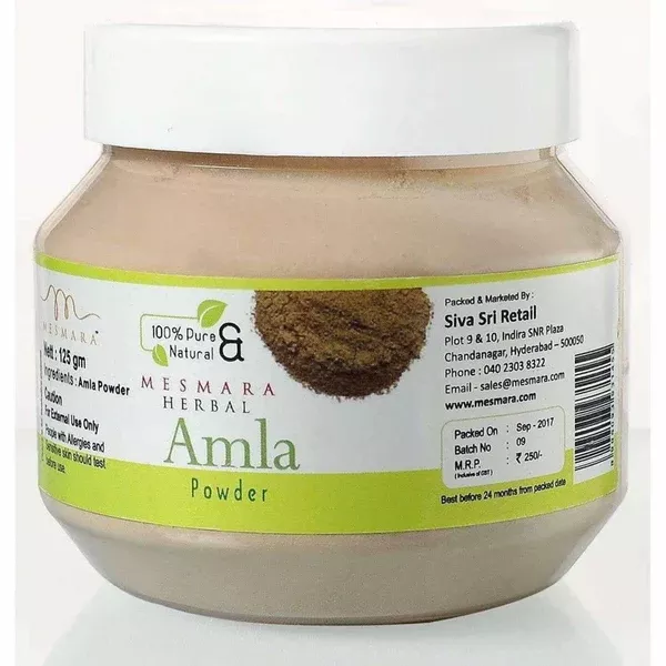 Mesmara Herbal Amla Powder 125 g - 125 gm